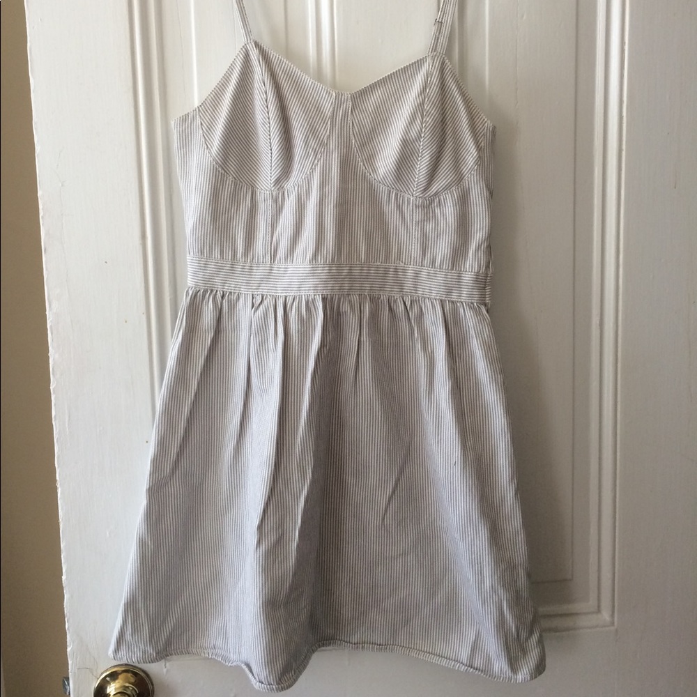 Striped bustier sundress